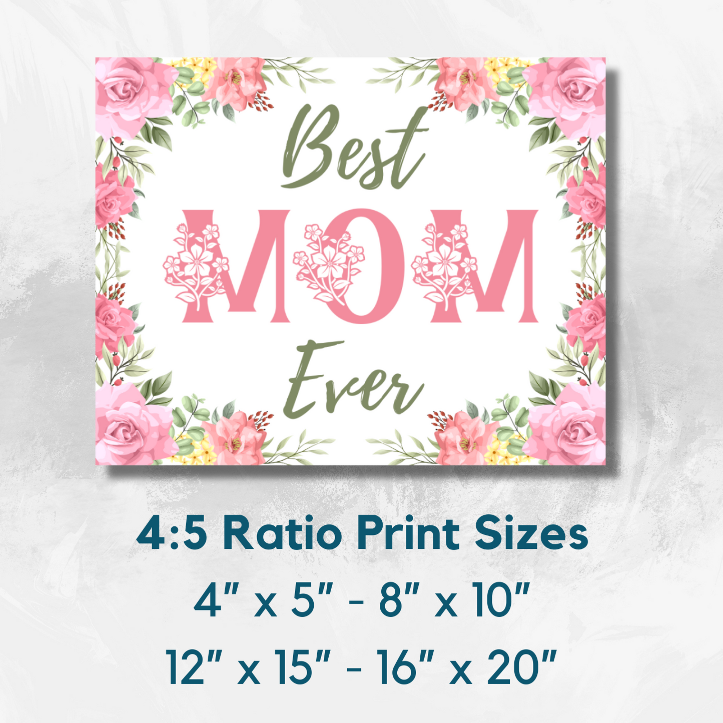 Mom Wall Art Mother's Day Gift for Mom Wall Art (unlimited print options)