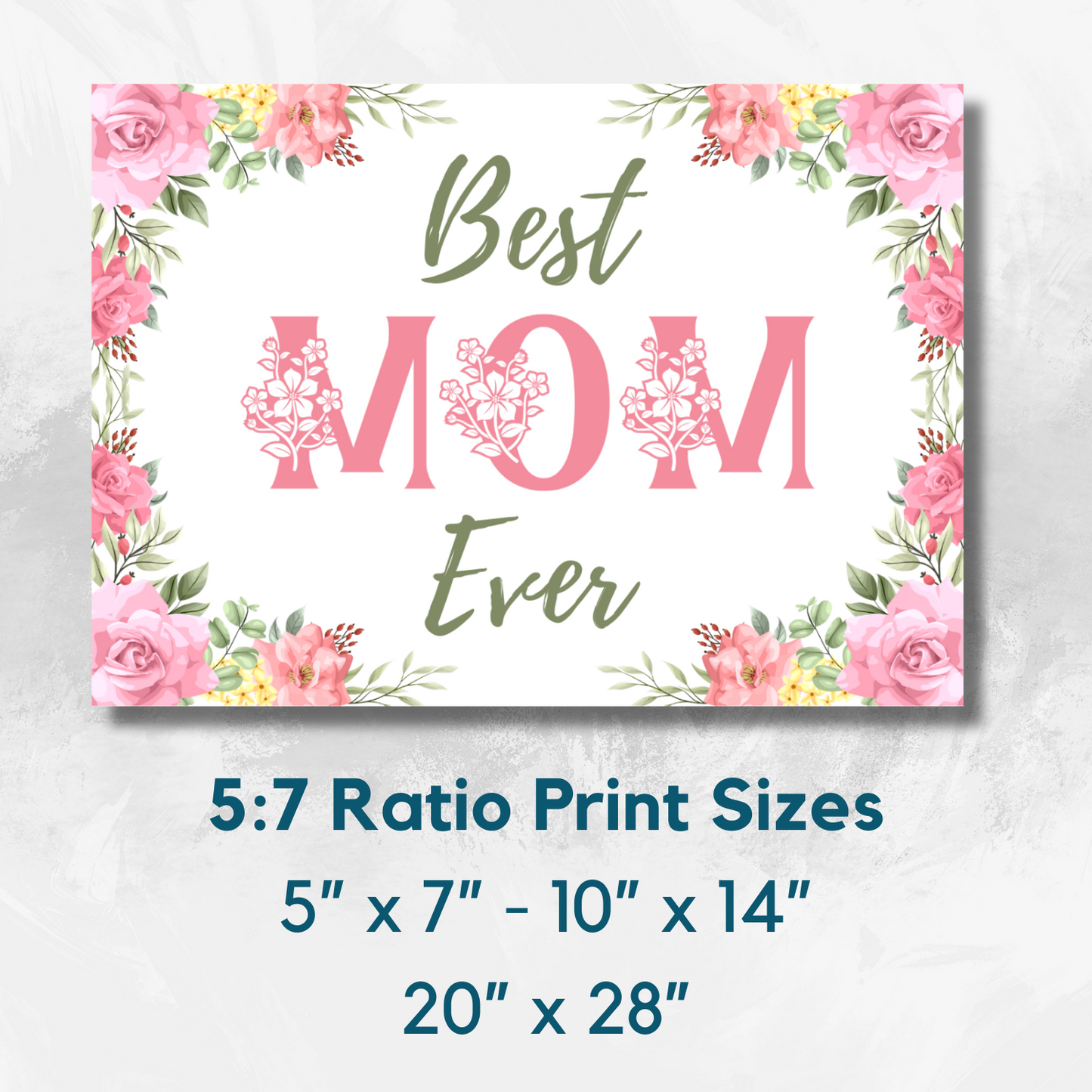 Mom Wall Art Mother's Day Gift for Mom Wall Art (unlimited print options)