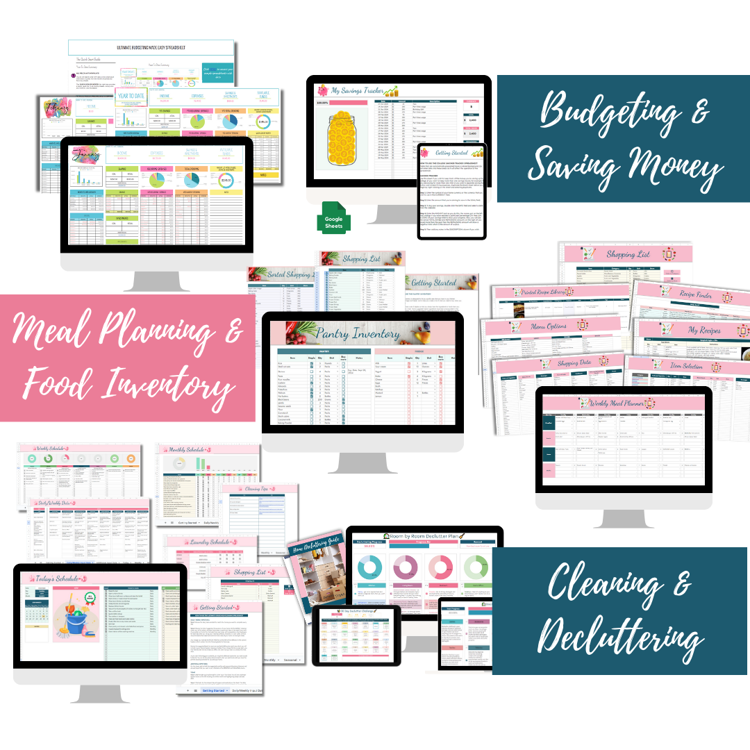 Ultimate Spreadsheet Bundle: Home Life Edition