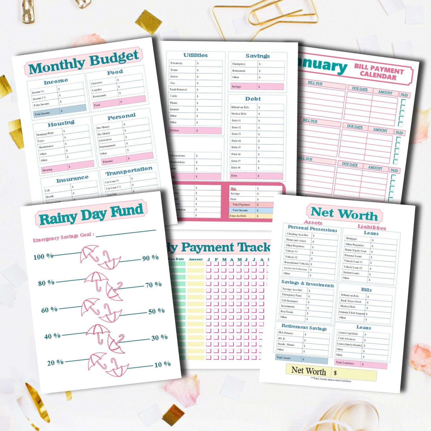 Printable Budget Templates