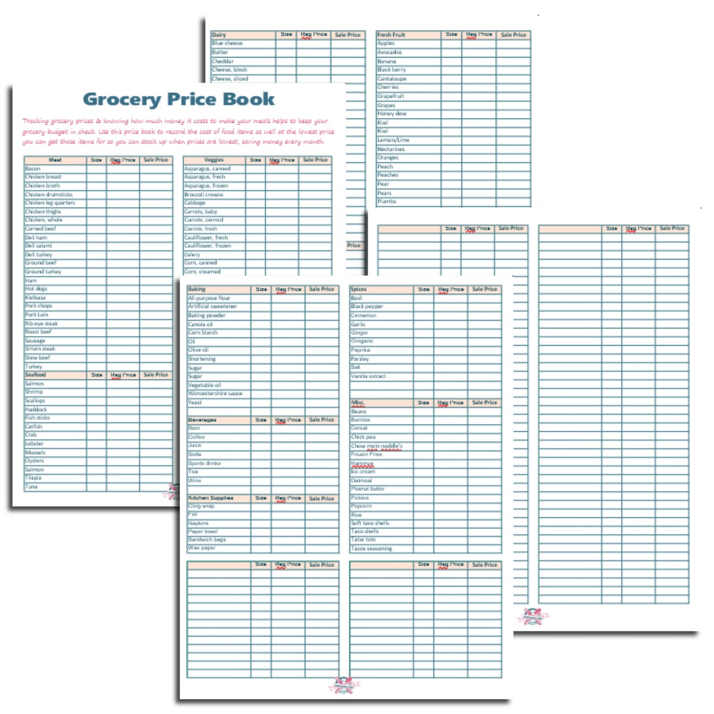 Grocery Price Book