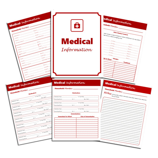 Family Medical Information Sheets