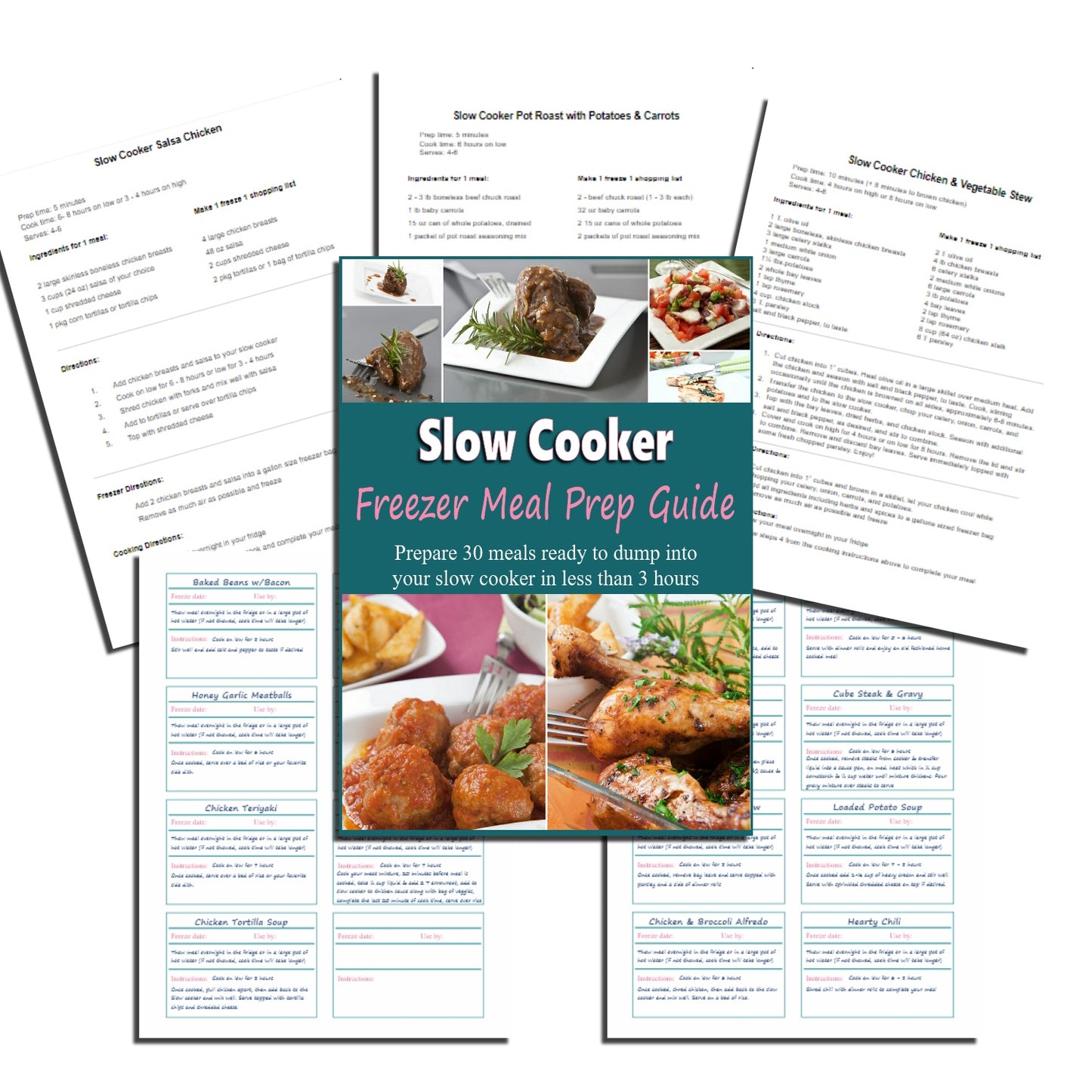 Slow Cooker Freezer Meal Plan Guide