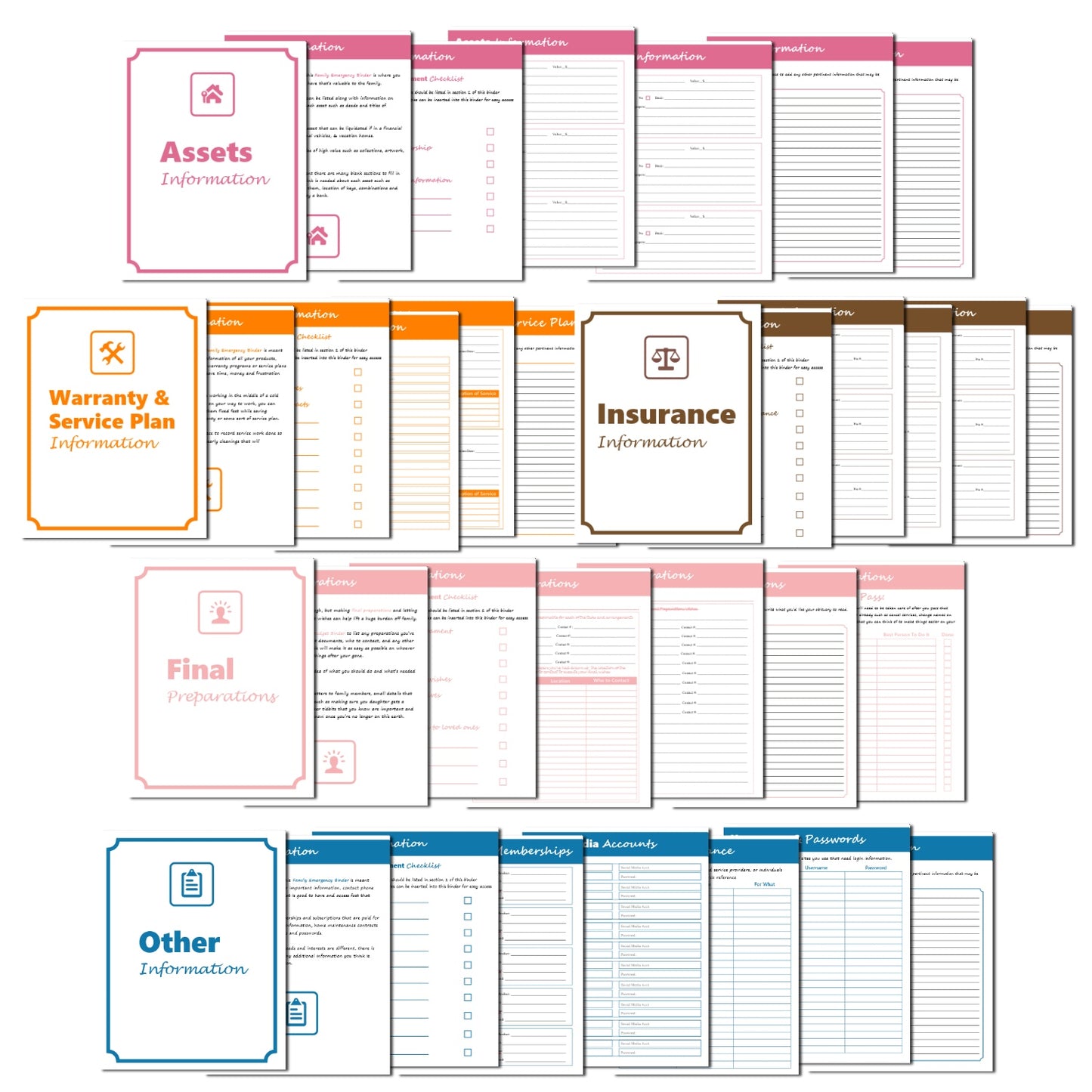 Family Emergency Binder