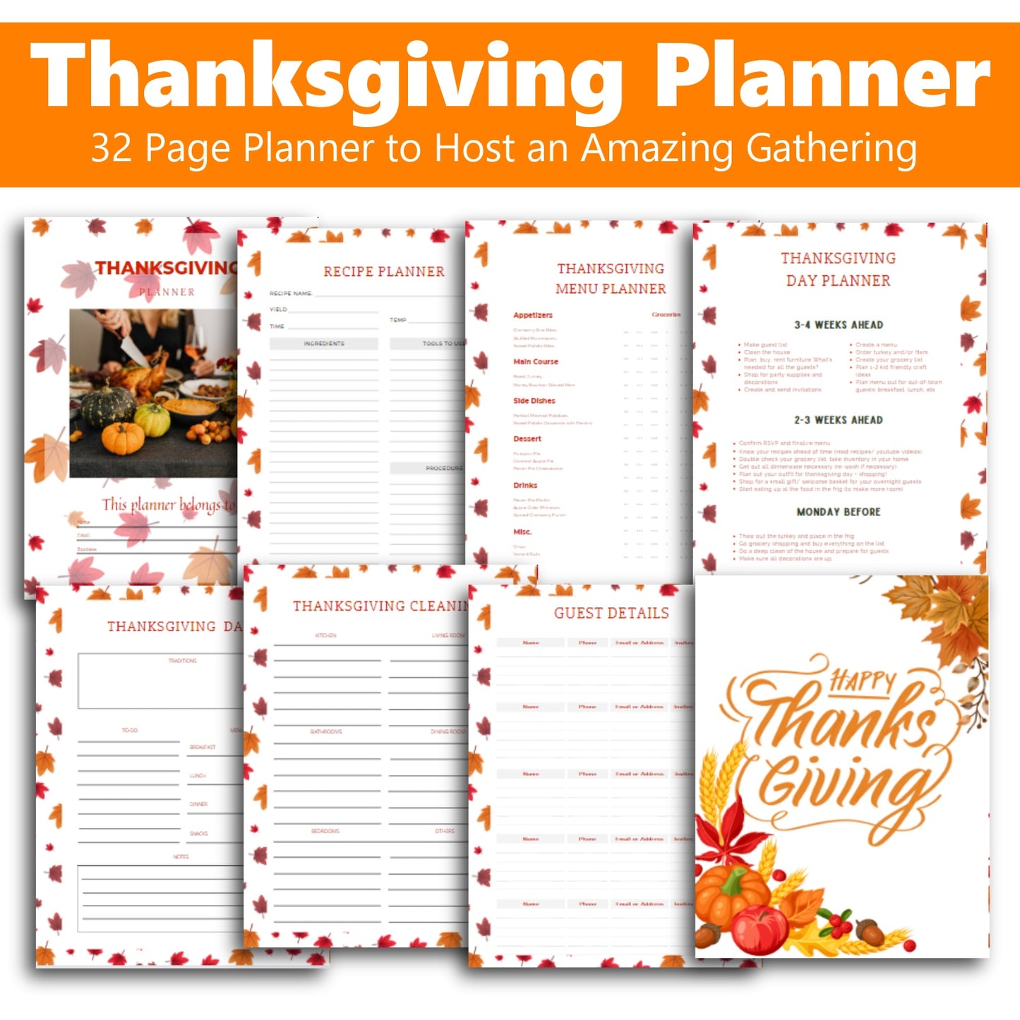 Thanksgiving Planner