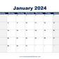 Free 2024 Printable Calendar