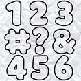 Bubble Letter, Number, &amp; Symbols Printables (80 pages) – Money Minded ...