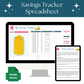 Savings Tracker Spreadsheet
