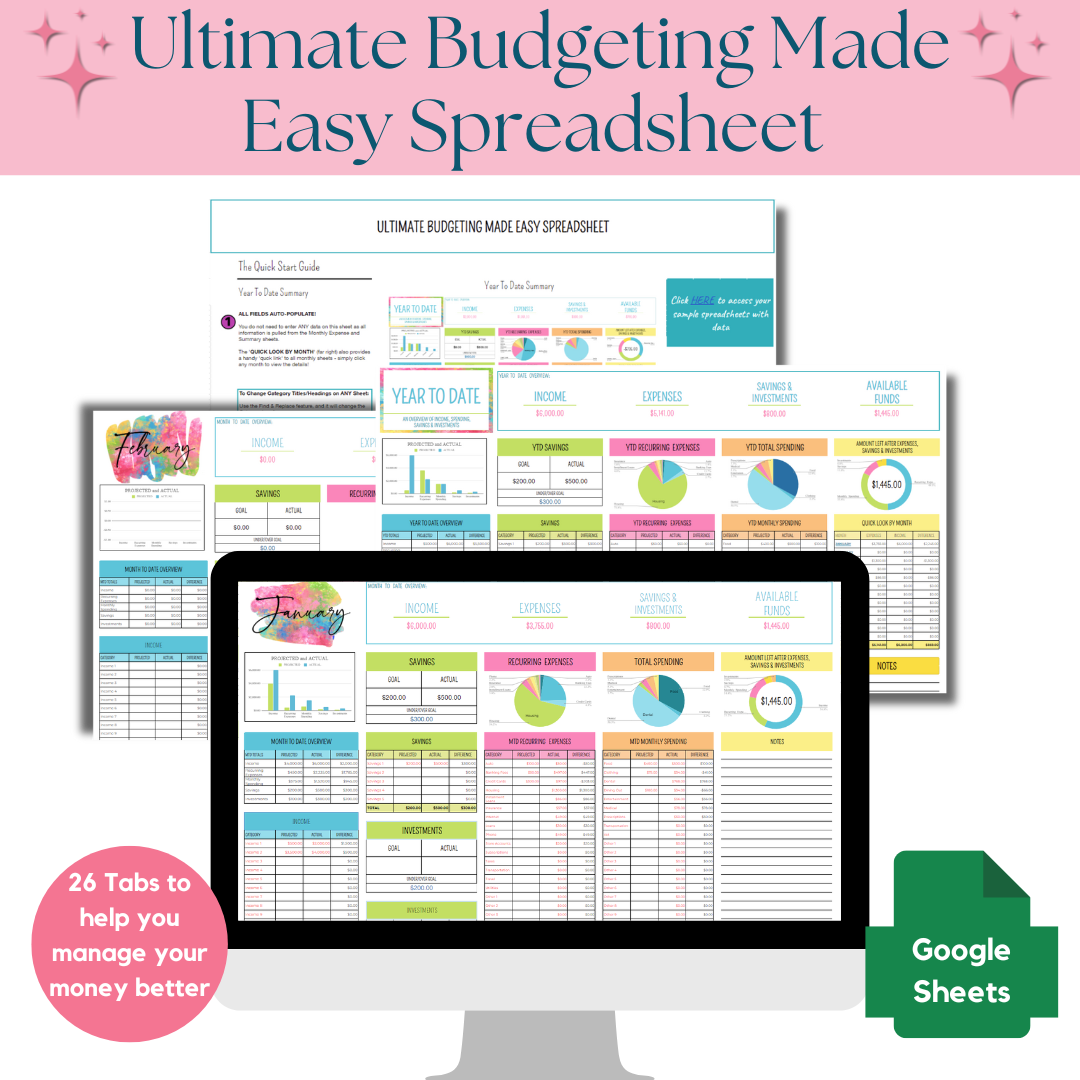 Ultimate Spreadsheet Bundle: Home Life Edition