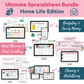 Ultimate Spreadsheet Bundle: Home Life Edition