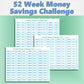 52 Week Money Savings Challenge Tracker