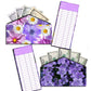 Cash Envelope Templates (PURPLE)