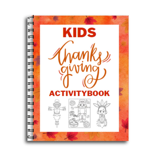 Thanksgiving Kids Activity Book