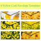 Cash Envelope Templates (YELLOW)